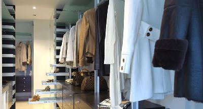 Fabrica de vestidores- estantes corredizos